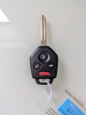 2017-2019 Subaru Impreza, Ascent, Crosstrek CWTB1G077 H Chip BLACK POD Key Fob - Image 1 of 4