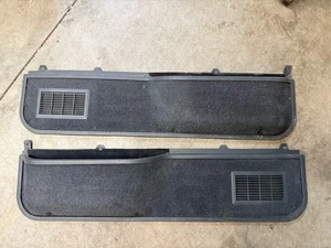 87-96 Ford Truck Bronco DOOR PANEL Map Pockets Dk Gray OEM Pair 1987-1996 - Picture 1 of 5