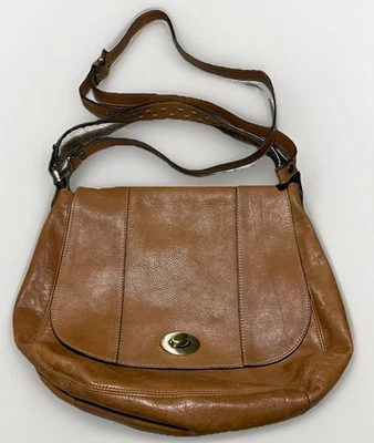 Sundance коричневый итальянский шагреневой кожи Hobo плеча, сумка через плечо 14 X 12 X 4 - Изображение 1 из 4