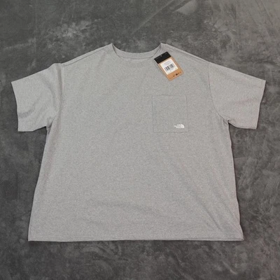 Футболка женская The North Face Regrind карман футболка светло-серая вересковая XXXL - Изображение 1 из 4