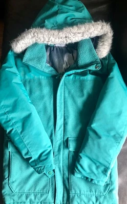 Columbia Youth Boys Omni-Heat Outgrown Hooded Winter Jacket Size L (14-16) - Image 1 of 4