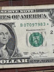 Lucky Find 2013B Rare Duplicate Duplicate Star Note - Picture 1 of 6