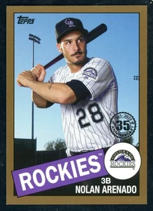 2020 Topps 1985 Topps Design Baseball Gold Parallel #'d /50 Nolan Arenado #85-41 - Bild 1 von 2