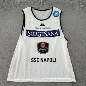 Camiseta SSC Napoli Para Hombres XL Serie A Fútbol Entrenamiento Chaleco Malla Respirar Napoli - Imagen 1 de 10