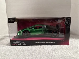 JADA PINK SLIPS 1 24 Scale Lamborghini HURACAN PERFORMANTE Green And Black - Picture 1 of 4