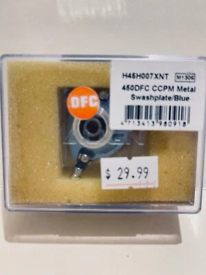 Align Trex 450 DFC CCPM Metal Swashplate / BLUE H45H007XNT - Image 1 of 2