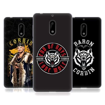 FUNDA OFICIAL DE GEL BLANDO WWE BARON CORBIN PARA TELÉFONOS NOKIA 1 Foto 1 de 4