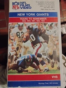 1958 1959 1961 1962 1963 NEW YORK GIANTS FOOTBALL HIGHLIGHTS VHS NFL DVD COLTS - Bild 1 von 10