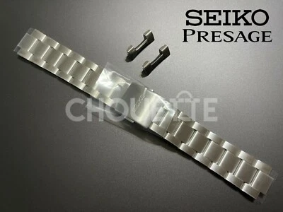 Pulseira de aço inoxidável cronógrafo Seiko Presage Crown fabricante de equipamento original SARX069 com pinos - Imagem 1 de 4