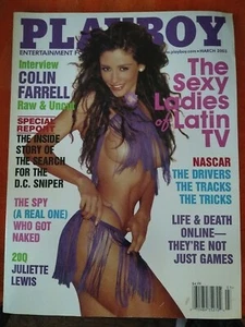 PLAYBOY - - MARCH 2003 -  SEXY ladies of latin TV - Bild 1 von 1