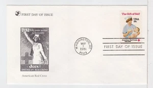 TurtlesTradingPost- American Red Cross- 1981 - FDC #1910 Readers Digest Cachet - Picture 1 of 1