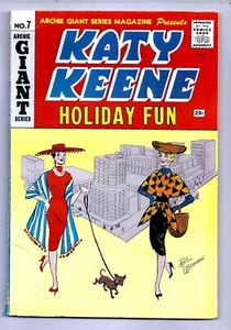 ARCHIE GIGANTE KATY KEENE DIVERSIÓN NAVIDEÑA #7 1960 EN 5,0 EN MUY BUEN ESTADO+/F- SEGUNDO MEJOR EN EBAY - Imagen 1 de 2