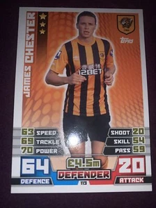 James Chester Hull City Match Attax 2014/15 Football Card - Picture 1 of 2
