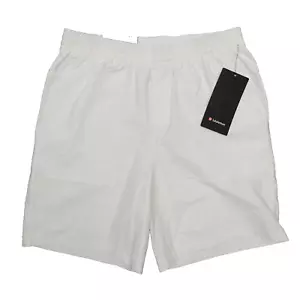 Nuevo Lululemon Para Hombres Medio Bowline Corto 8" Largo Versatwill Blanco - Imagen 1 de 10
