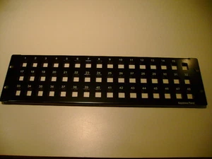 Keystone Jack Snap-in Blank Patch Panel 48 Port 3U CAT5E/CAT6 19" New - Picture 1 of 1