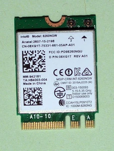 Original Intel double bande sans fil AC8260 modèle 8260NGW 867Mbps M.2 BT4.2 08XG1T - Photo 1/1