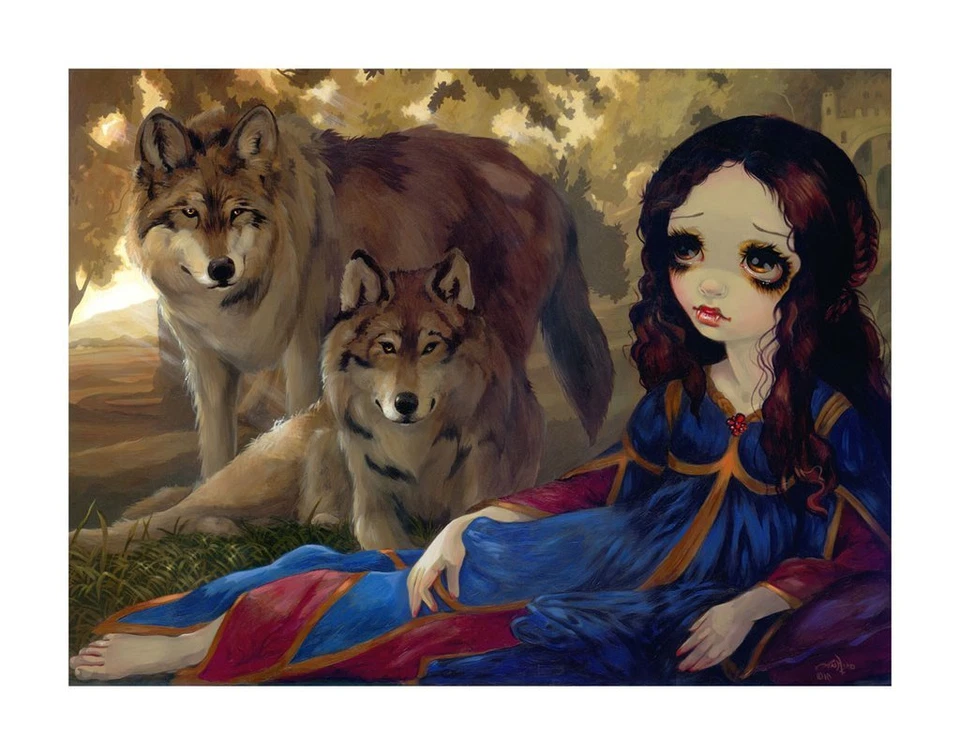 Póster de niña gótica con impresión artística de I Vampiril Lupi de Jasmine Becket-Griffith Foto 1 de 1