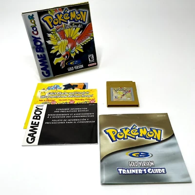 Pokemon Oro ORIGINALE Nintendo Game Boy USA ENG Inglese Ottimo COMPLETO Gameboy - Immagine 1 di 4