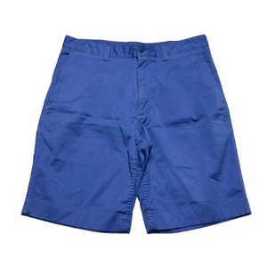 Daniel Cremieux Shorts Mens 32 Blue Cassis Chino 9" Flat Front Casual - Picture 1 of 9