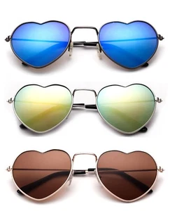 Girl's Heart Sunglasses Fashion Hearty Sunglasses for Girls Cute 2-10 Years - Picture 1 of 11