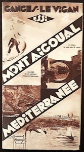 Plaquette publicitaire GANGES LE VIGAN - MONT-AIGOUAL- MEDITERRANEE - Imagen 1 de 3