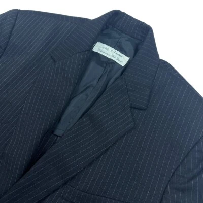 Rag & Bone Men's 100% Wool 2-Button Jacket BlazerBlack Pinstripe • 40S Slim Fit - Image 1 of 4