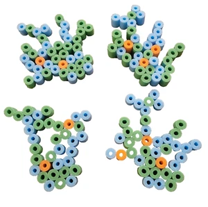 4 Stück 18-20" Ventilator Koralle für Display unter Meer Theater Set Requisiten Handarbeit Schaumstoff - Bild 1 von 3