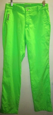 Nike golf tour performance man amazing bright lime green pants size 32 x 36 - Image 1 of 4