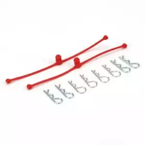 Dubro 2248 Body Klip Retainers RED (2) Car or Truck Body Clip - Picture 1 of 1
