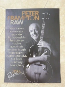 Peter Frampton RAW 2016 Signed Autographed 18x24 Poster Beckett Certified - Bild 1 von 3