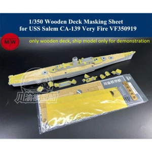 1/350 Wooden Deck Masking Sheet for USS Salem CA-139 Very Fire VF350919 Model - Picture 1 of 5
