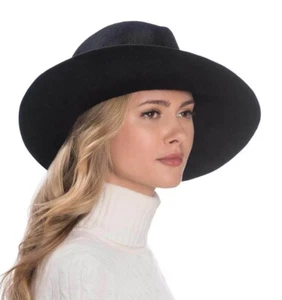 Authentic NWT Eric Javits Luxury Fashion Designer Women Hat - Fanny in Black - Picture 1 of 9