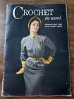Vintage 1950 CROCHET IN WOOL Woman's Day 30 Patterns Booklet Sewing