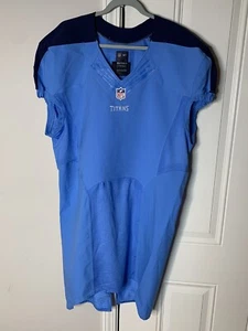 Tennessee Titans Pro Cut 2013 Adult Nike On Field Blue Jersey Blank 48 +6 Length - Picture 1 of 8