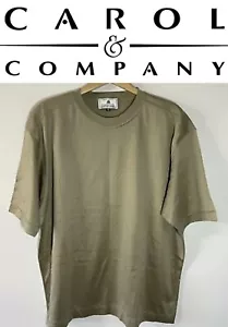 Camiseta Carroll & Co Beverly Hills Hecha en Italia Dorada Para Hombre Talla 56 XL - Imagen 1 de 12