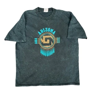 Vintage Arizona Native American Stone Wash Graphic Single Stitch T-Shirt Mens XL - Picture 1 of 11