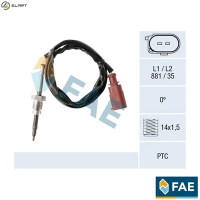SENSOR EXHAUST GAS TEMPERATURE 68017 FOR SKODA OCTAVIA/III/Combi VW GOLF/VII - Image 1 of 4
