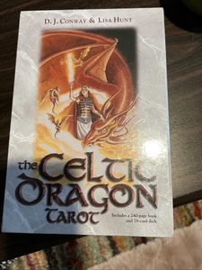 The Celtic Dragon Tarot- Full Kit, Tarot Cards + Book, Brand New, Sealed - Picture 1 of 2