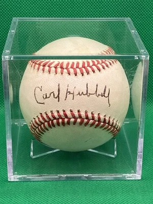 Carl Hubbell Signed Baseball JSA LOA, Sweet Autograph 😍 - Image 1 of 4