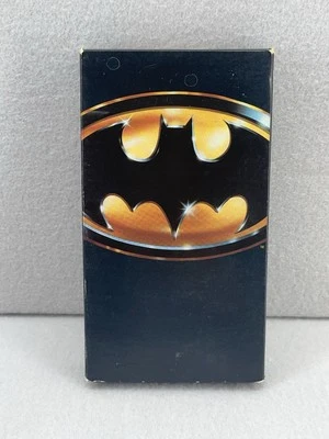 Batman VHS 1989 Video Tape Jack Nicholson M Keaton Original Movie ANDERSONVIDEO - Image 1 of 4