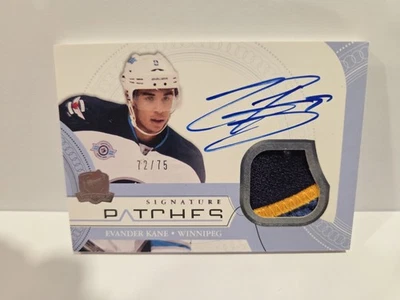 2011 2012 The Cup Evander Kane Auto Patch 72/75 #SP-EK - Image 1 of 2
