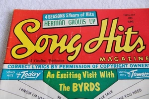 3 Vintage Song Hits Magazines - Song Lyrics Of Past Music Hits 1960s - Picture 1 of 19