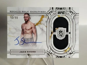 2024 Topps UFC Royalty Jack Shore Auto /99 Regalia Relic Signatures - Picture 1 of 3