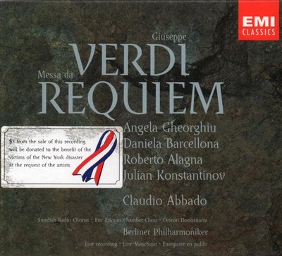 724355716828 Giuseppe Verdi Messa Da Requiem Doppel CD Europa Emi Classics 2001 - Bild 1 von 2