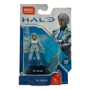 Mega Bloks Construx Halo Dr. Halsey Figure Set FVK25 Mattel 2018 New Sealed - Picture 1 of 6