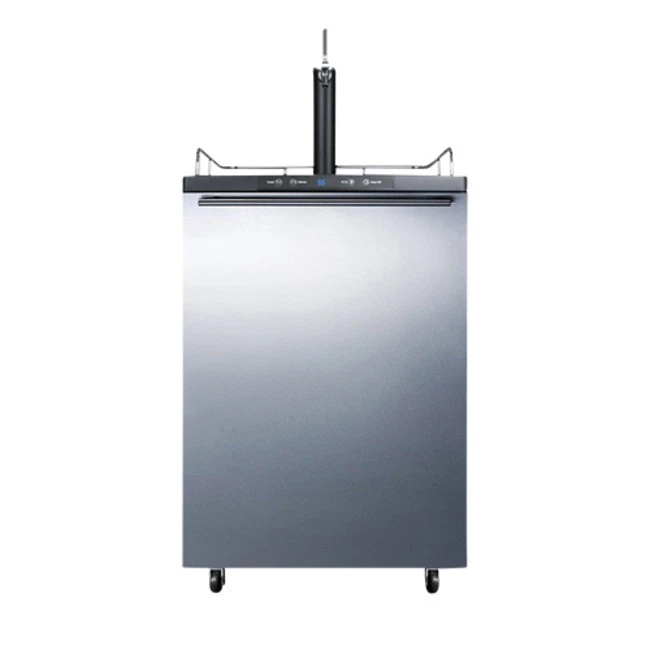Summit SBC635MSSHH 24"W 6 Cu. Ft. Kegerator de un solo grifo - acero inoxidable Foto 1 de 1