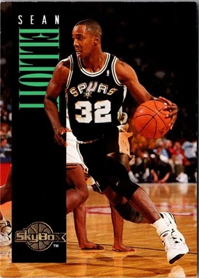 1994 SkyBox Sean Elliott #281 San Antonio Spurs Basketball Card - Image 1 of 2