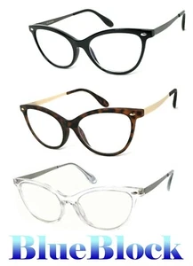 Gafas recubiertas de AR con bloqueo de luz azul ojo de gato para computadora con pantalla LCD/LED - Imagen 1 de 10