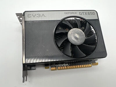 EVGA NVIDIA GEFORCE GTX 650 1GB GDDR5 PCIE VIDEO CARD 01G-P4-2650-KR ULEB-1(2) - Image 1 of 4