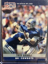 TROY AIKMAN, Dallas Cowboys 1990 NFL Pro Set #78
